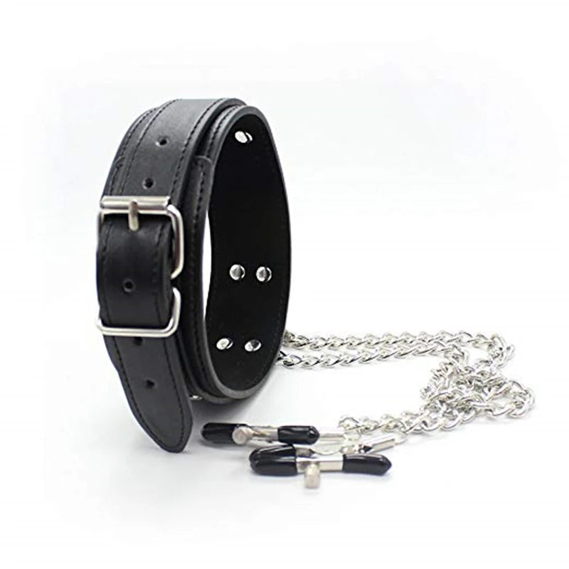 Restraint Handcuffs Neck Sex Collar Leash Bedroom Flirting BDSM Slave Sex Toys For Women Couples Games No Anal Plug Sexy Toys