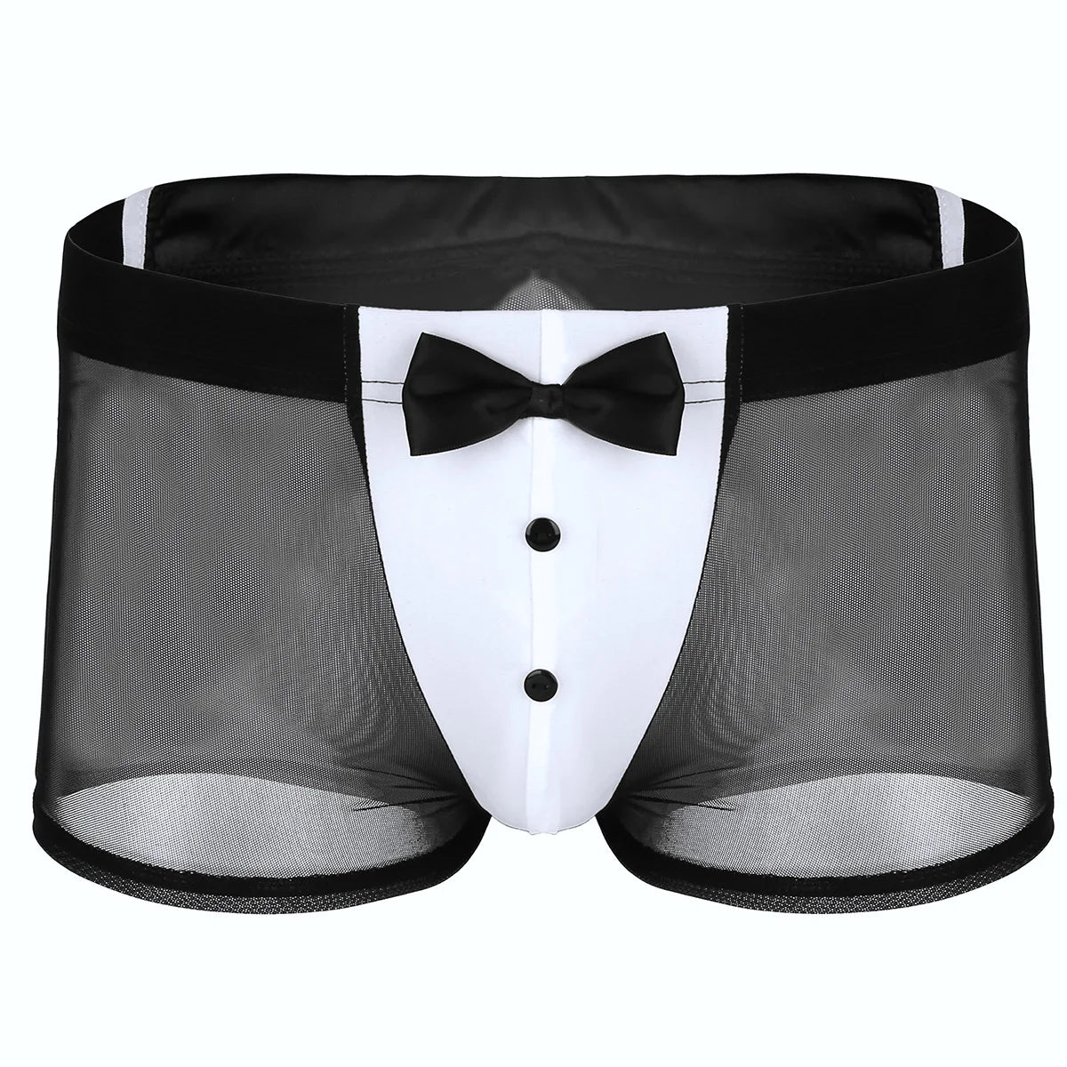 Men Cosplay Sexy Lingerie Set Waiter Stage Dancer Costumes Sexy Leather Crotchless Underwear Role Play Uniforms Nightclub Outfit