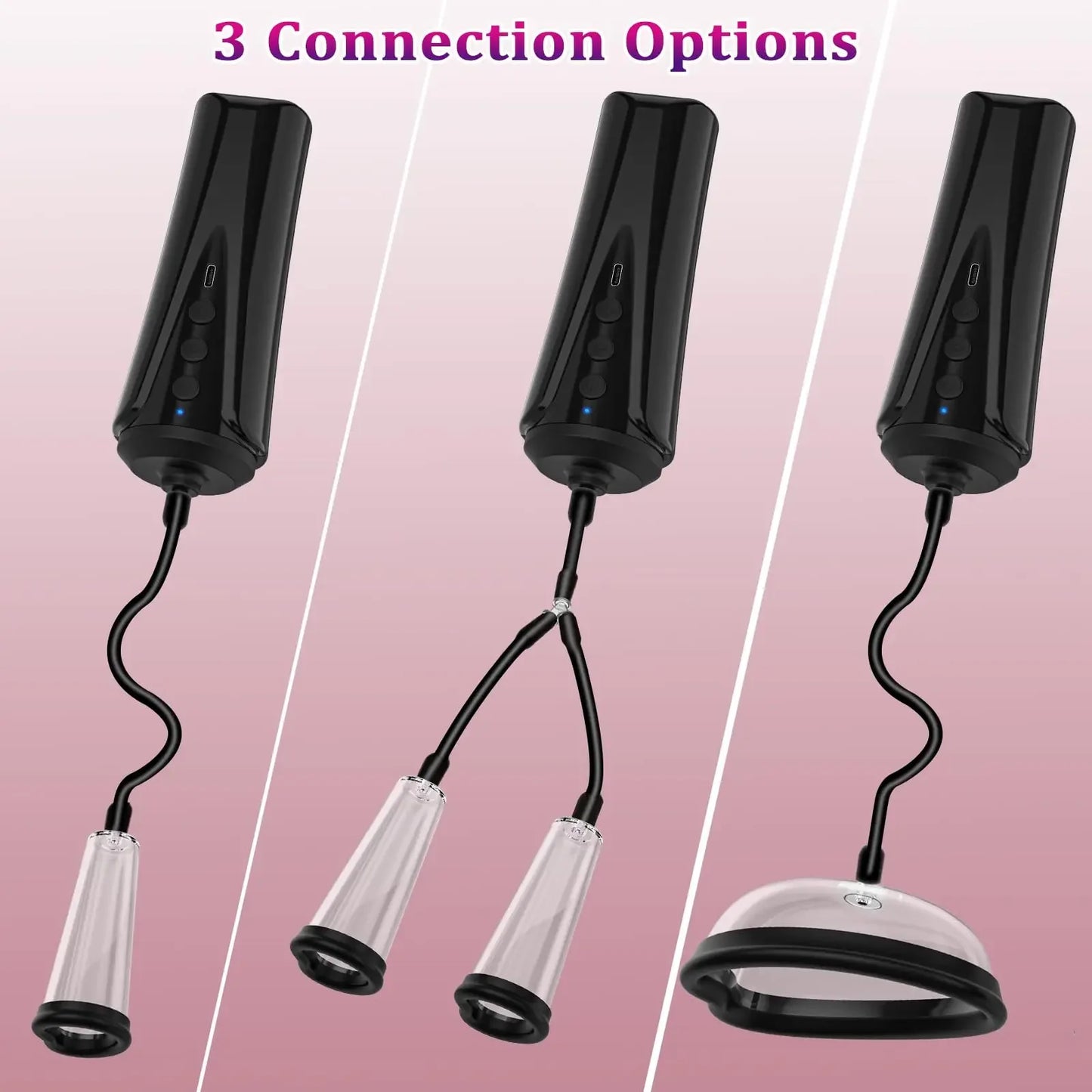 Automatic Vacuum Vagina Pump Adult Sex Toys for Women Nipple Pussy Sucker Clitoral Pump with 6 Powerful Mode Female Masturbation