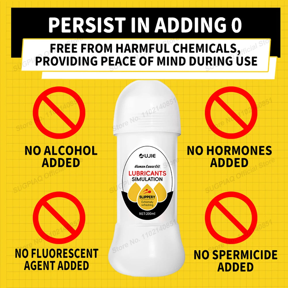 Realistic Semen Lube Premium Water-Based Lubricant for Women Men Couples Adult Sex Toys White Sex Lubricant Comfort Lubricants