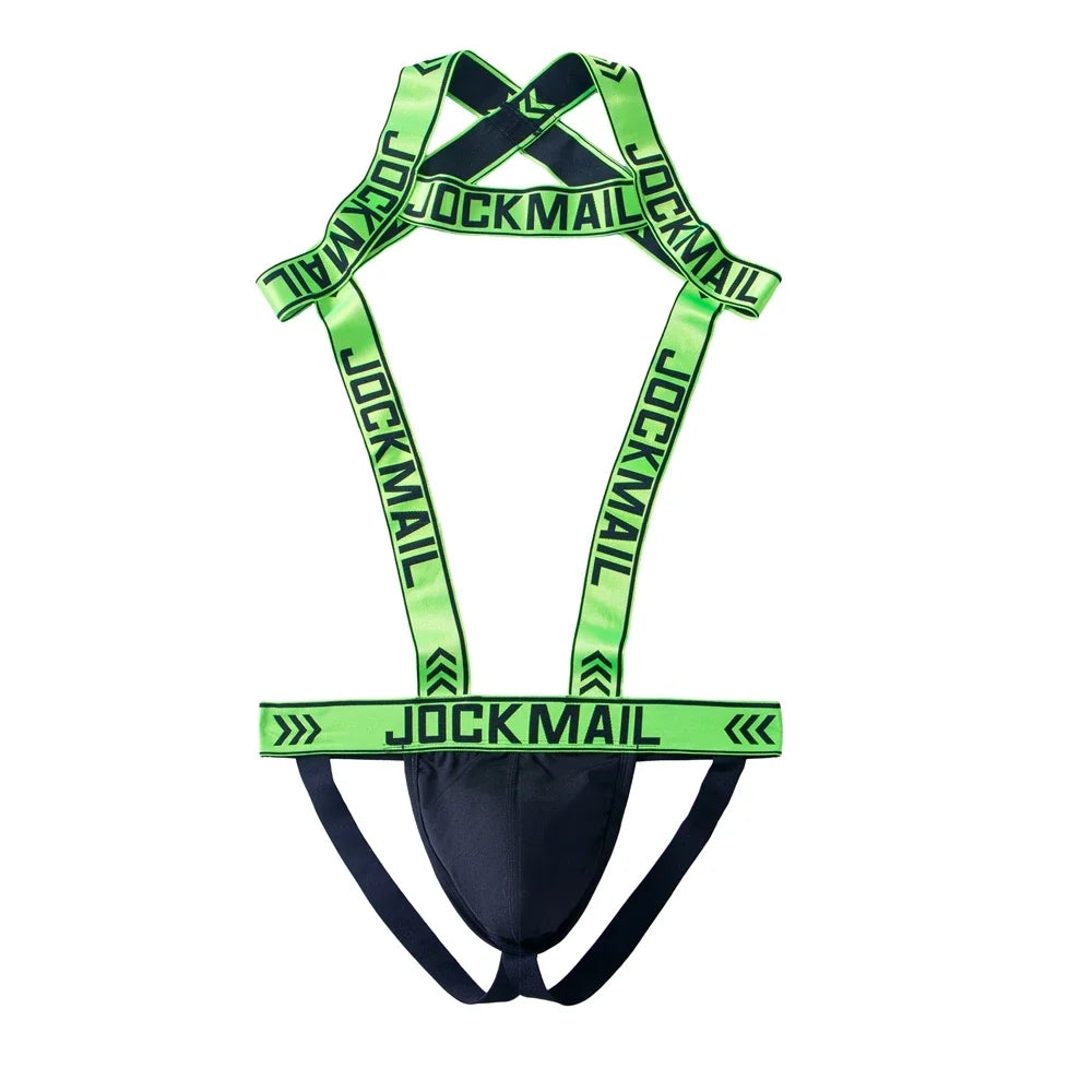 Man Harness Set Sexy Underwear Men Gay Men's Thongs Bodysuit Jockstrap Sissy Tanga Hombre Slip Cuecas Masculinas Sexy Lingerie