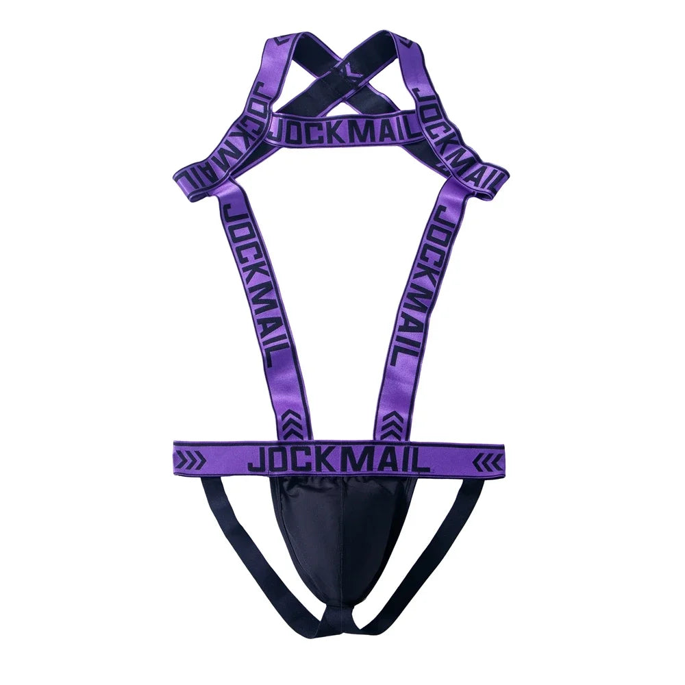 Man Harness Set Sexy Underwear Men Gay Men's Thongs Bodysuit Jockstrap Sissy Tanga Hombre Slip Cuecas Masculinas Sexy Lingerie