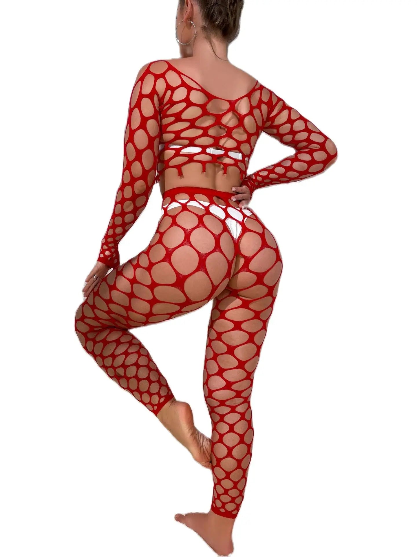 SexyGirl's Exotic Pole Dance Wear Stretchy Erotic Lingerie Bodysuit Porno Split Nightbar Stripper Gogo Dancer Bdsm Costumes