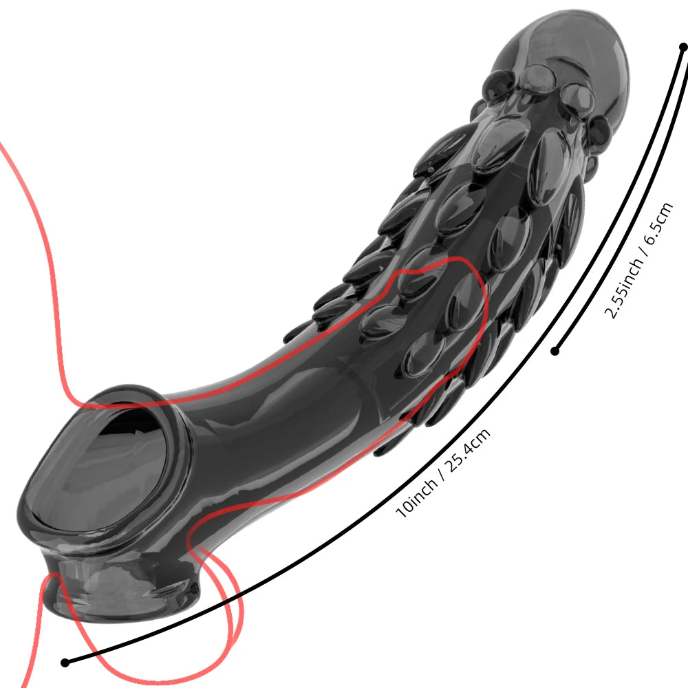 Reusable Condoms Male Penis Extension Sleeves Enlargement Delay Vibrators Delay Ejaculation Cock Ring Adult Sex Toys For Men