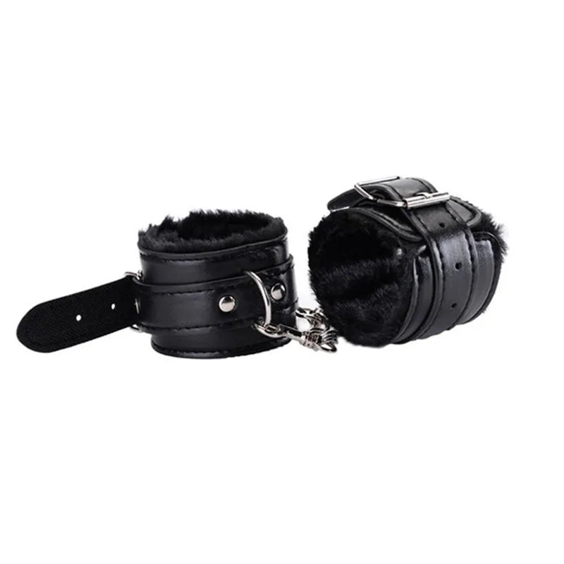 Restraint Handcuffs Neck Sex Collar Leash Bedroom Flirting BDSM Slave Sex Toys For Women Couples Games No Anal Plug Sexy Toys
