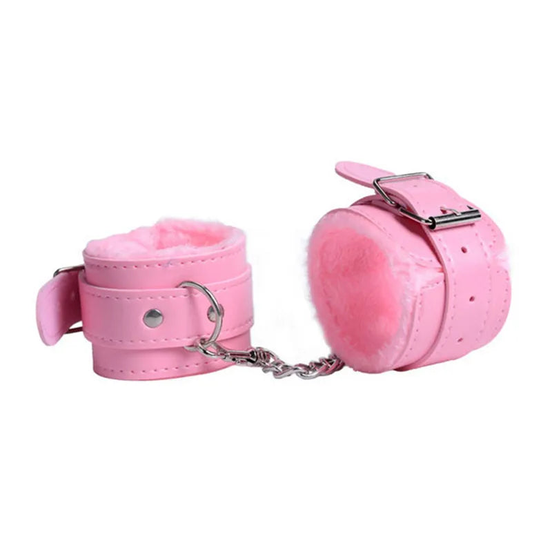 Restraint Handcuffs Neck Sex Collar Leash Bedroom Flirting BDSM Slave Sex Toys For Women Couples Games No Anal Plug Sexy Toys