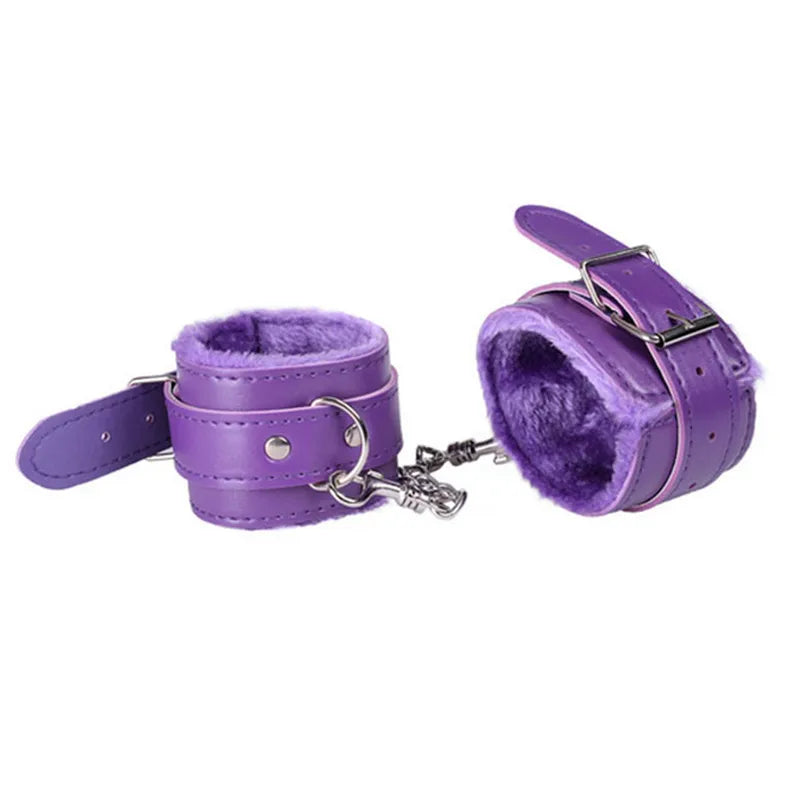 Restraint Handcuffs Neck Sex Collar Leash Bedroom Flirting BDSM Slave Sex Toys For Women Couples Games No Anal Plug Sexy Toys