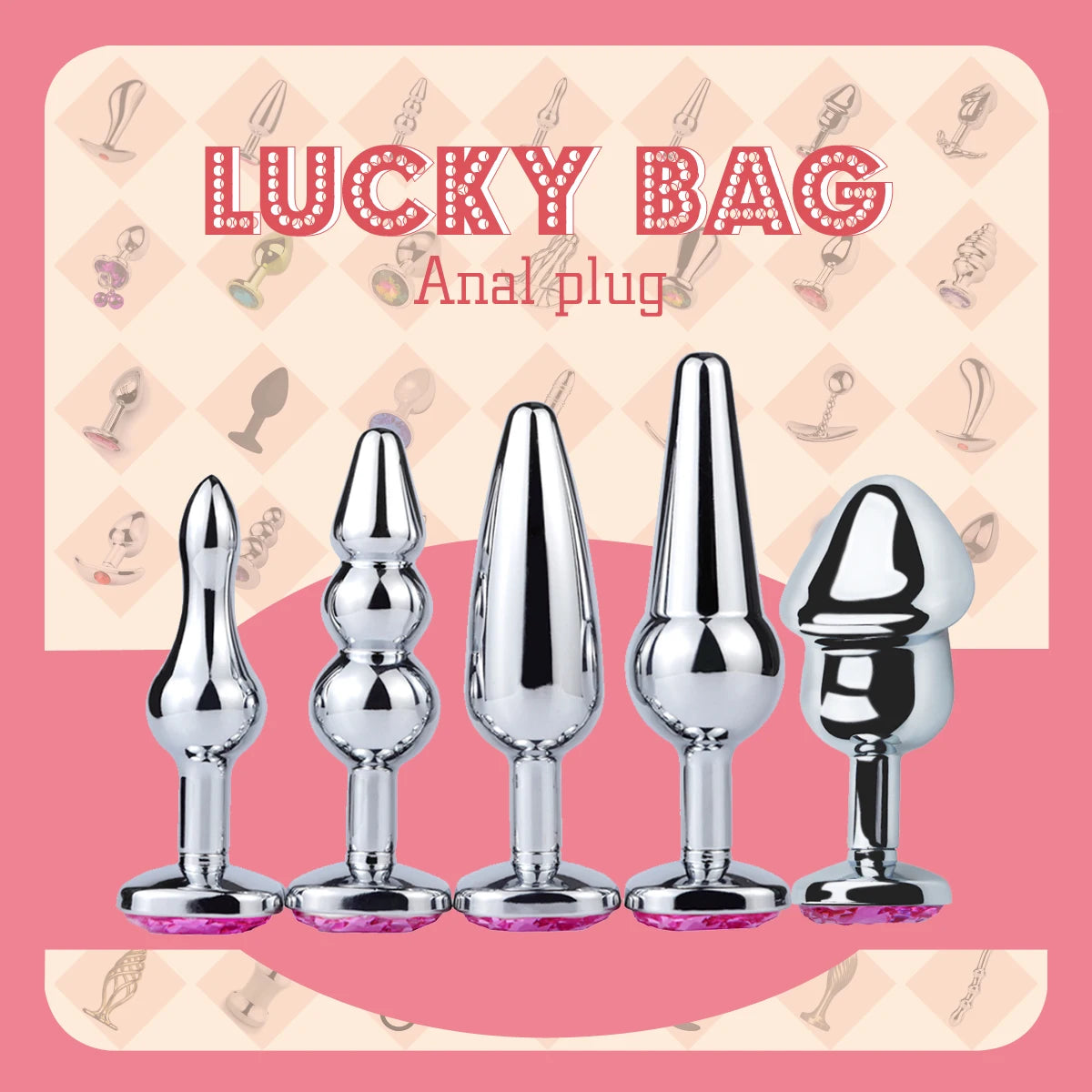 Mystery Boxes Anal Plug,Lucky Bags,Blind Box,Various Styles Of Butt Plugs Are Played Randomly,Dildos,Adult Pleasure,Sex Toys