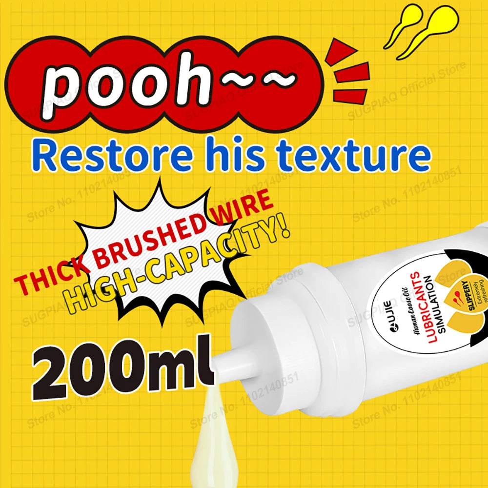 Realistic Semen Lube Premium Water-Based Lubricant for Women Men Couples Adult Sex Toys White Sex Lubricant Comfort Lubricants