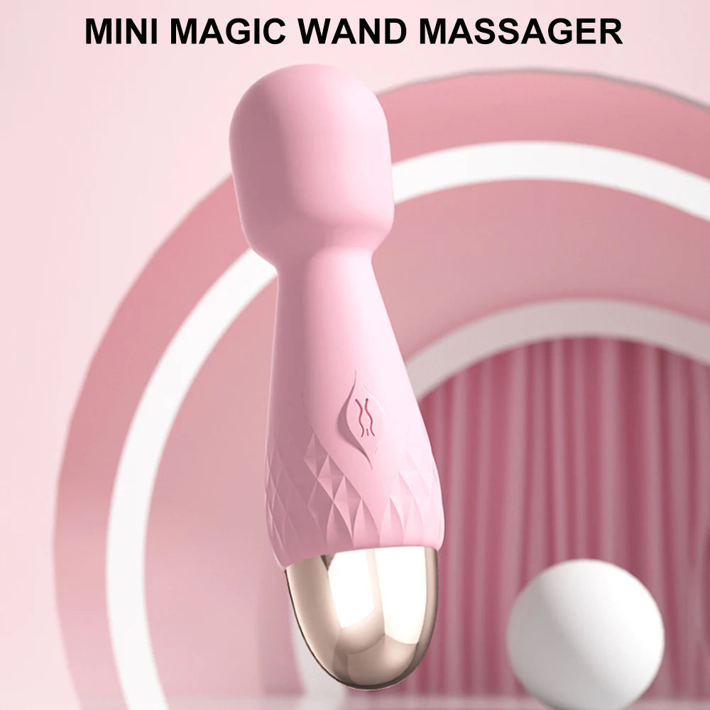Mini Magic Wand Vibrators for Women Clitoris Stimulator AV Stick G Spot Massager Female Masturbator Adult Sex Toys for Woman