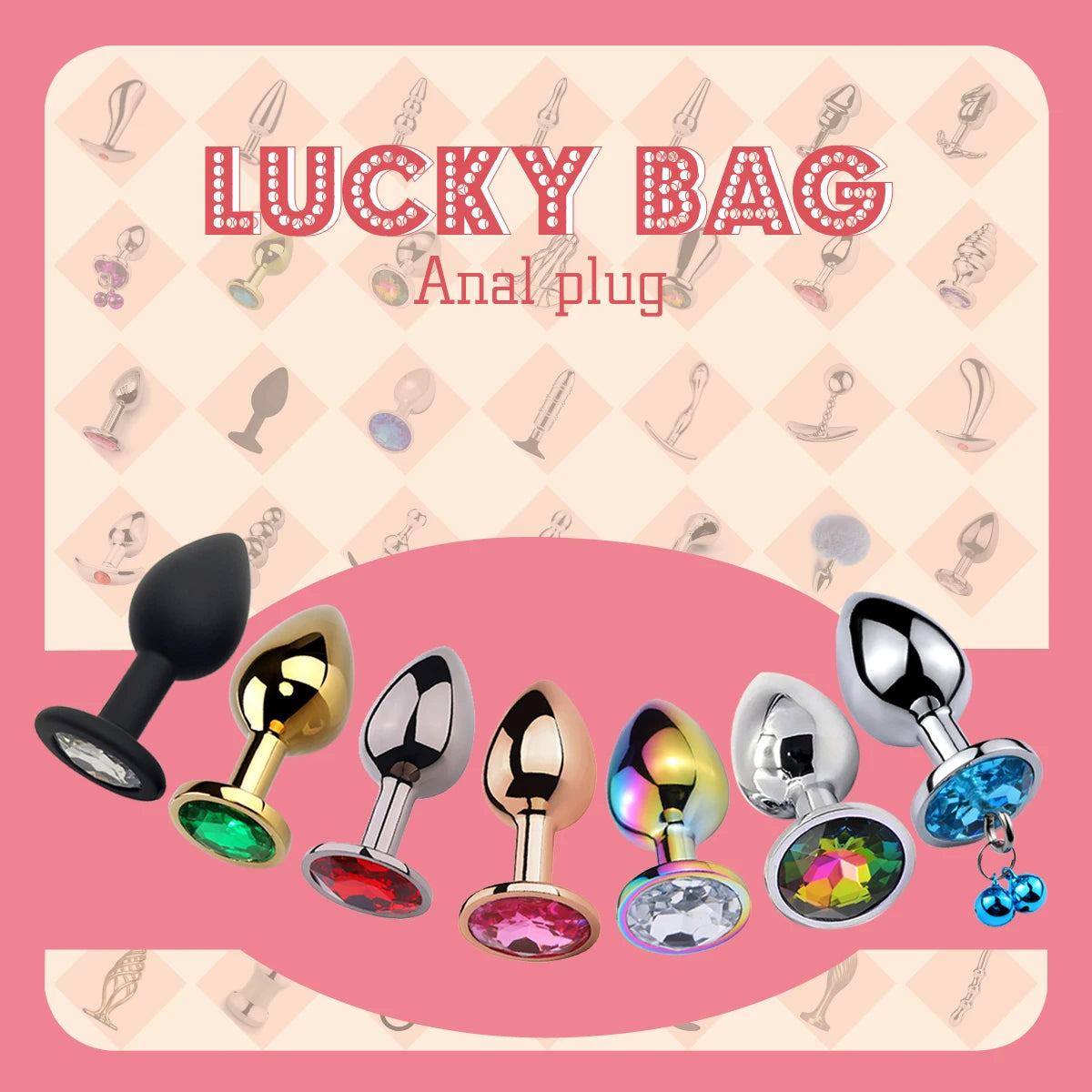 Mystery Boxes Anal Plug,Lucky Bags,Blind Box,Various Styles Of Butt Plugs Are Played Randomly,Dildos,Adult Pleasure,Sex Toys
