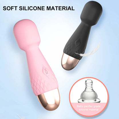 Mini Magic Wand Vibrators for Women Clitoris Stimulator AV Stick G Spot Massager Female Masturbator Adult Sex Toys for Woman