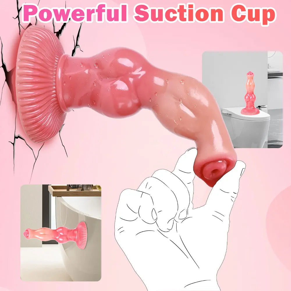 Fantastic Animal Realistic Dildo Monster Knot Anal Plug Big Suction Cup Penetration Dildos Sex Toys For Women/Men Adult Supplies