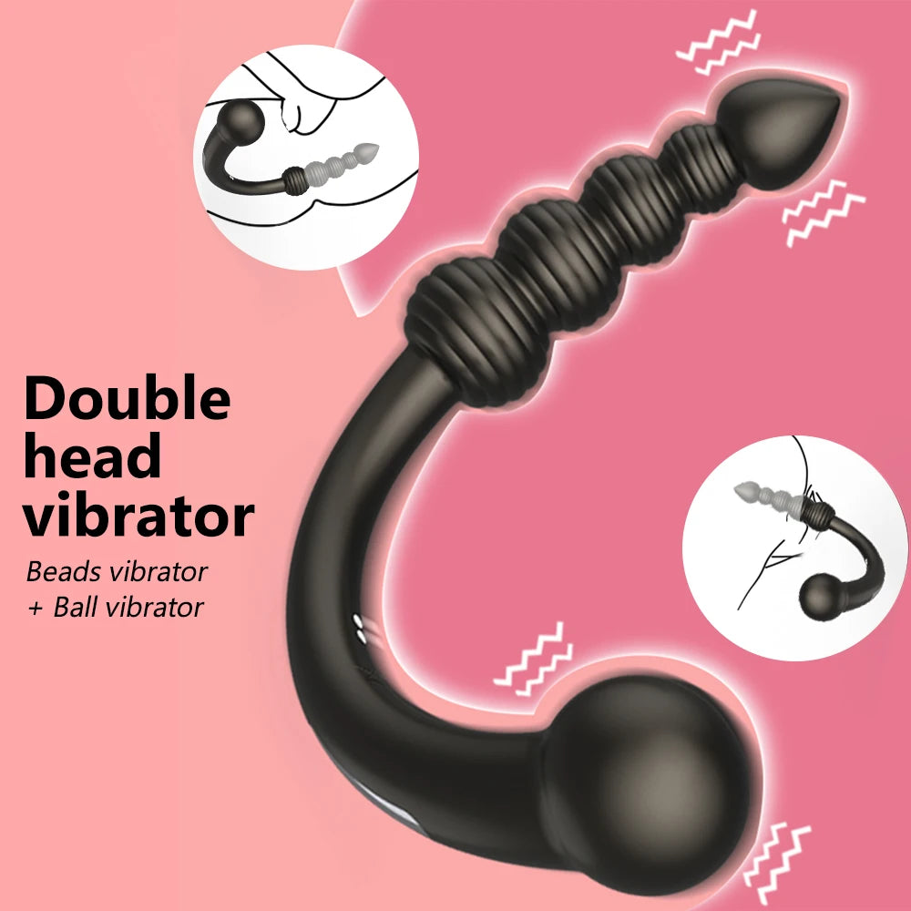 Strap-on Dildo Vibrators for Couples 10 Speed Vibration Strapon For Lesiban Double-heads Stimulator Adult Anal Sex Toy For Women