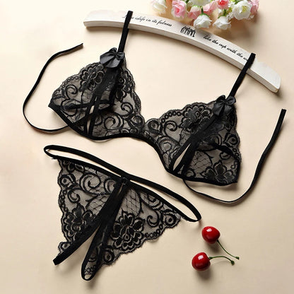 Transparent Sexy Lingerie For Women 18 Hot Erotic Underwear Stripper Outfit Lace Open Crotch Porn Lingerie Set Bodysuit Lingerie