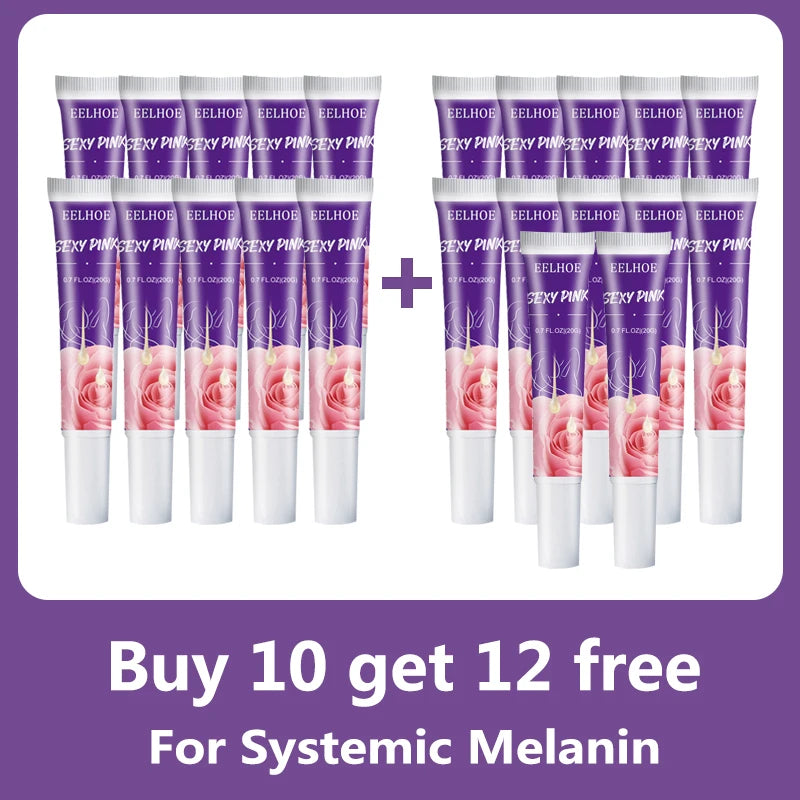 Remove Dark Melanin Whitening Cream Private Parts Underarm Bleaching Serum Whiten Butt Knee Brighten Inner Thigh Intimate Parts