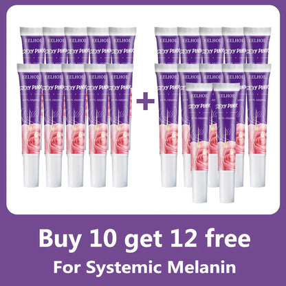 Remove Dark Melanin Whitening Cream Private Parts Underarm Bleaching Serum Whiten Butt Knee Brighten Inner Thigh Intimate Parts