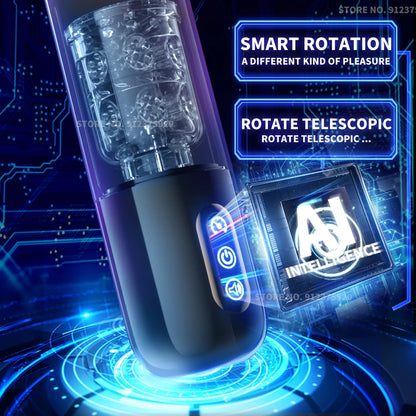 Automatic Male Thrusting Masturbator Sex Toy for Men Blowjob Sex Machine Penis Pump Vagina Rotation Sucking Masturbation Stroker