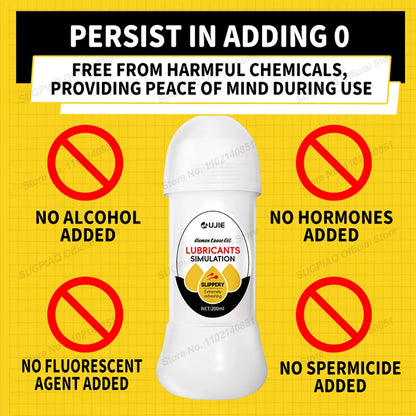 Realistic Semen Lube Premium Water-Based Lubricant for Women Men Couples Adult Sex Toys White Sex Lubricant Comfort Lubricants