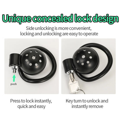ABS Chastity Cage with 5 Rings Cock Cage Adult Sex Toy Penis Bondage Urethral Lock with Plug Male Cuckold Erotic Couple BDSM Toy