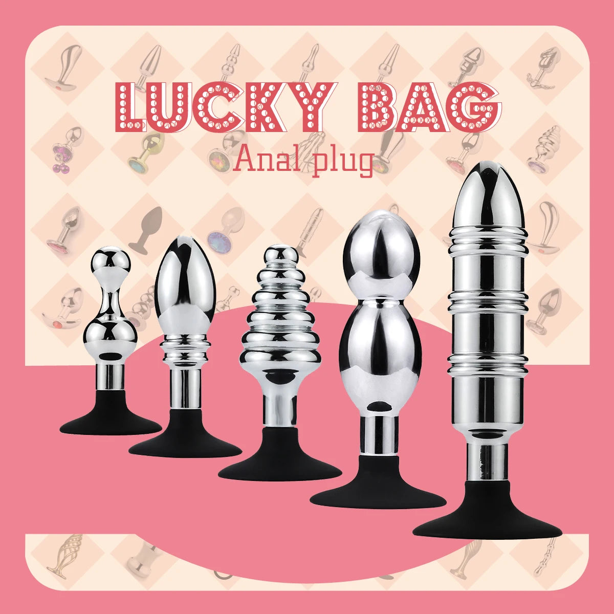 Mystery Boxes Anal Plug,Lucky Bags,Blind Box,Various Styles Of Butt Plugs Are Played Randomly,Dildos,Adult Pleasure,Sex Toys