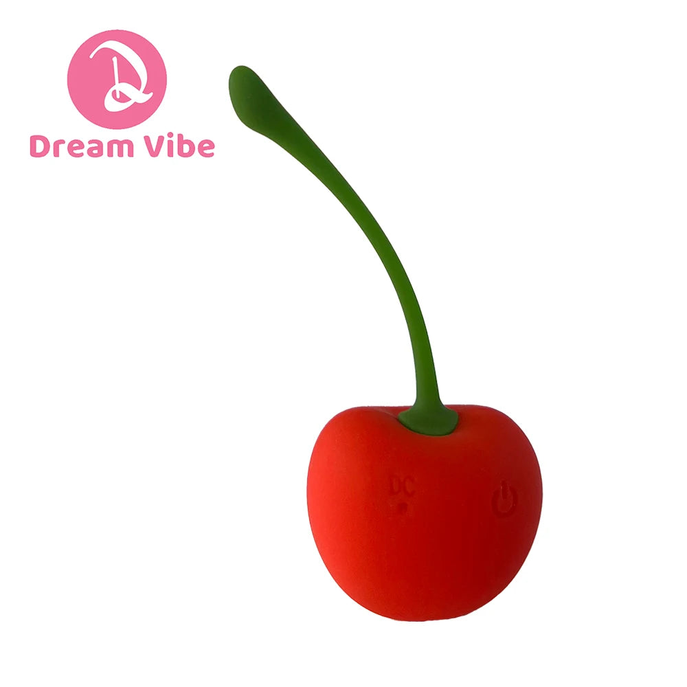 Cherry Vibrator by Dream Vibe Love Bullet Egg 9 Vibrations Discreet Adult Sex Toy for Woman Love Gift Toy Intimate Pocket Vibe
