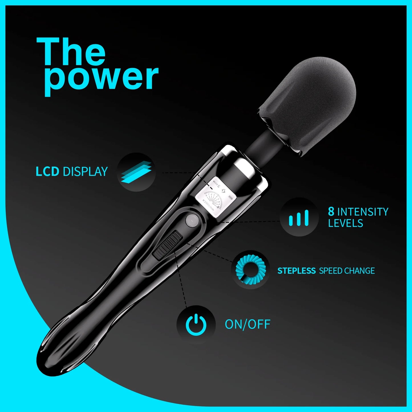 Hot Selling Body Massage Stick, Heated Constant Temperature Vibration Massage Stick, Shoulder and Neck Massage Stick