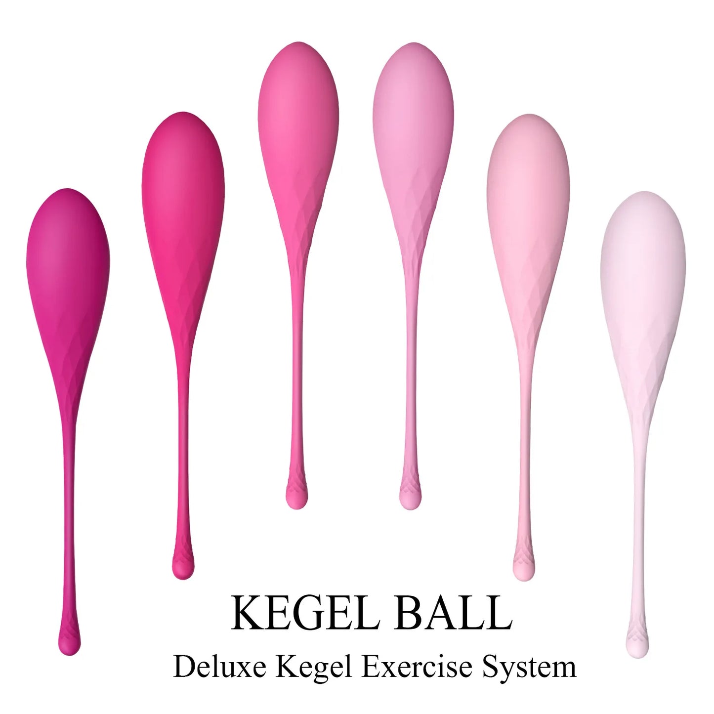 Kegel Ball Chinese Waterproof Silicone Vaginal Tightening Balls Set Pelvic Floor Muscle Exercises Ben wa Balls Sex Toy for Women