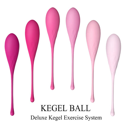 Kegel Ball Chinese Waterproof Silicone Vaginal Tightening Balls Set Pelvic Floor Muscle Exercises Ben wa Balls Sex Toy for Women