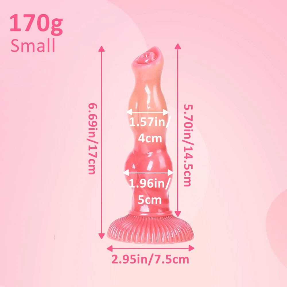Fantastic Animal Realistic Dildo Monster Knot Anal Plug Big Suction Cup Penetration Dildos Sex Toys For Women/Men Adult Supplies