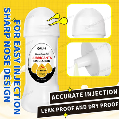 Realistic Semen Lube Premium Water-Based Lubricant for Women Men Couples Adult Sex Toys White Sex Lubricant Comfort Lubricants
