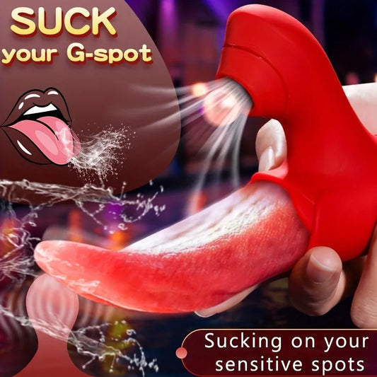 Sucker Vibrator For Women Double Stimulation Clitoris Stimulator Licking Vagina G Spot Masturbator Adult Sex Toys 18+ Vibrators