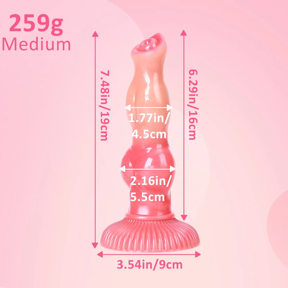 Fantastic Animal Realistic Dildo Monster Knot Anal Plug Big Suction Cup Penetration Dildos Sex Toys For Women/Men Adult Supplies