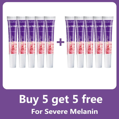 Remove Dark Melanin Whitening Cream Private Parts Underarm Bleaching Serum Whiten Butt Knee Brighten Inner Thigh Intimate Parts
