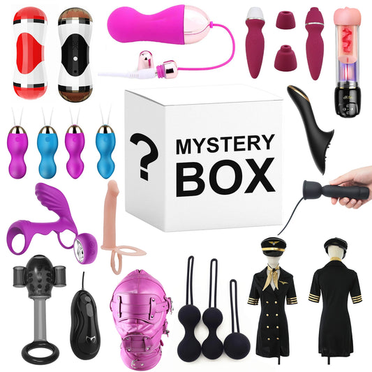 Super surprise mystery lucky box rotating male masturbator sex toys for men women