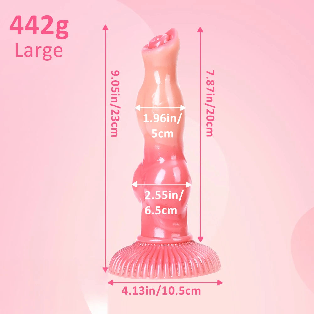 Fantastic Animal Realistic Dildo Monster Knot Anal Plug Big Suction Cup Penetration Dildos Sex Toys For Women/Men Adult Supplies