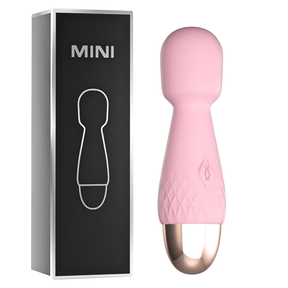 Mini Magic Wand Vibrators for Women Clitoris Stimulator AV Stick G Spot Massager Female Masturbator Adult Sex Toys for Woman