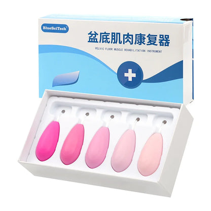 Women's Pelvic Floor Strengthening Exercise Devices Doctor Recommended Weights and Control Training Kit Beginners Kegel Balls