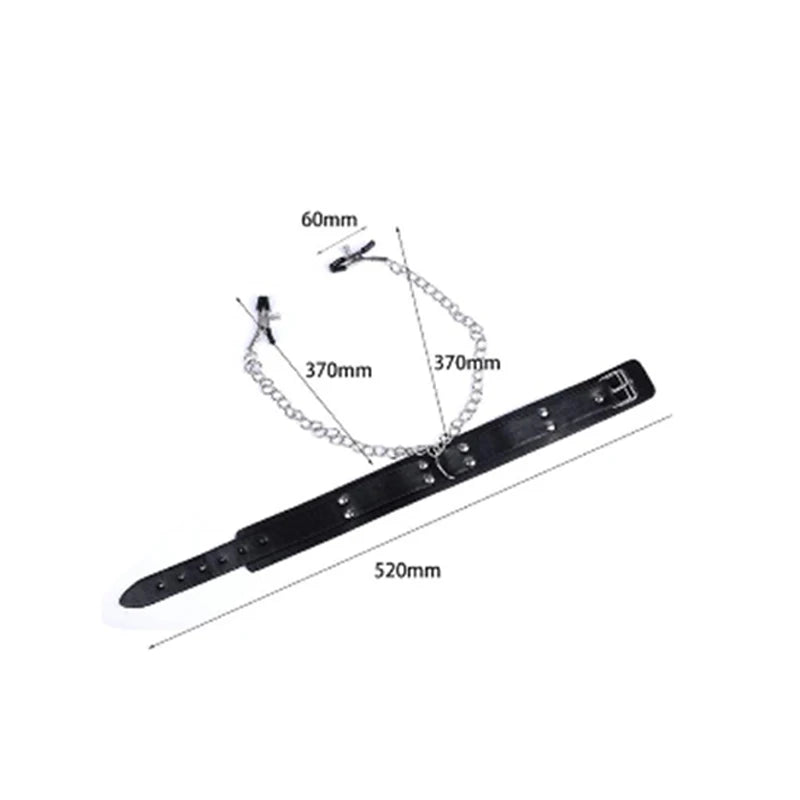 Restraint Handcuffs Neck Sex Collar Leash Bedroom Flirting BDSM Slave Sex Toys For Women Couples Games No Anal Plug Sexy Toys