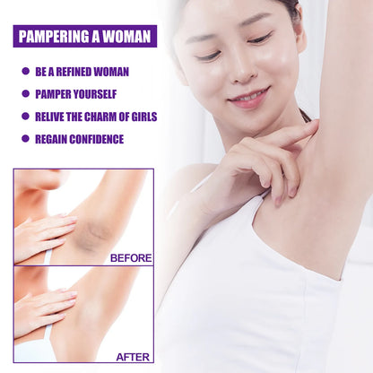 Remove Dark Melanin Whitening Cream Private Parts Underarm Bleaching Serum Whiten Butt Knee Brighten Inner Thigh Intimate Parts