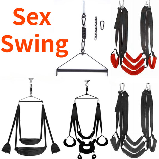 Sex Swing Metal Tripod Sexual Furniture Bondage Sex Toy for Couples Women Adult Products Chairs Hanging Pravate Game BDSM